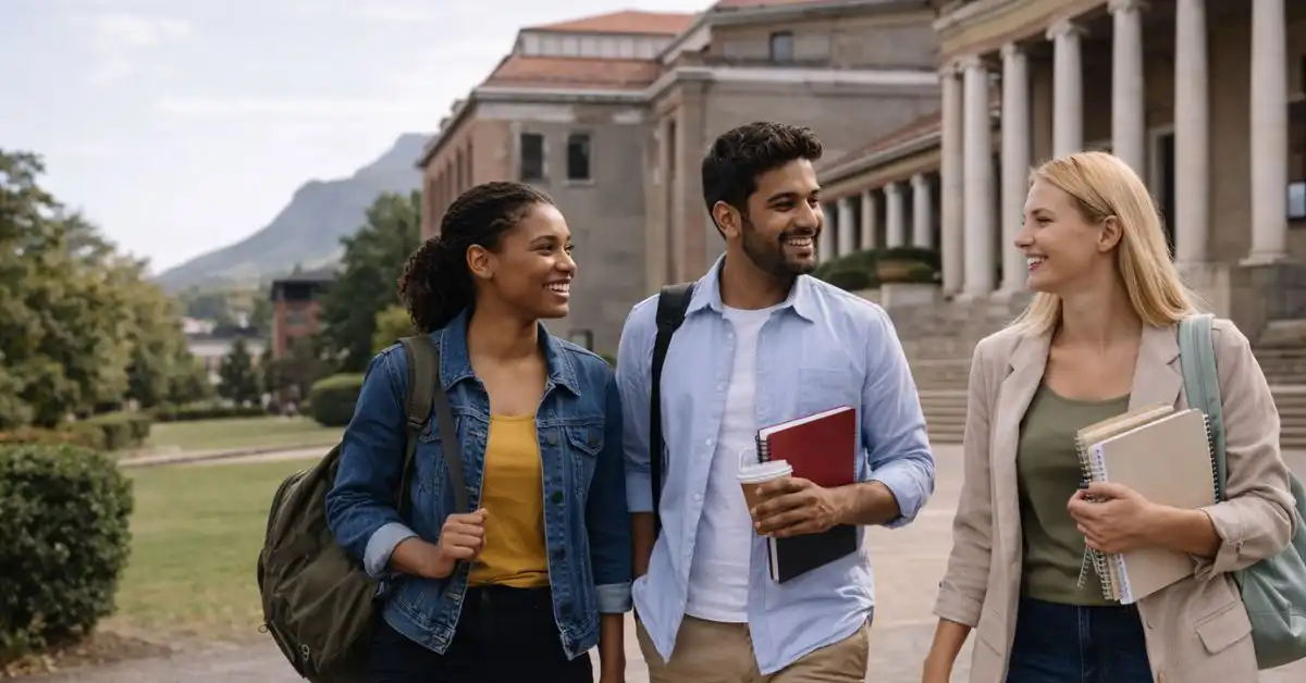 Seta students leaving a training session